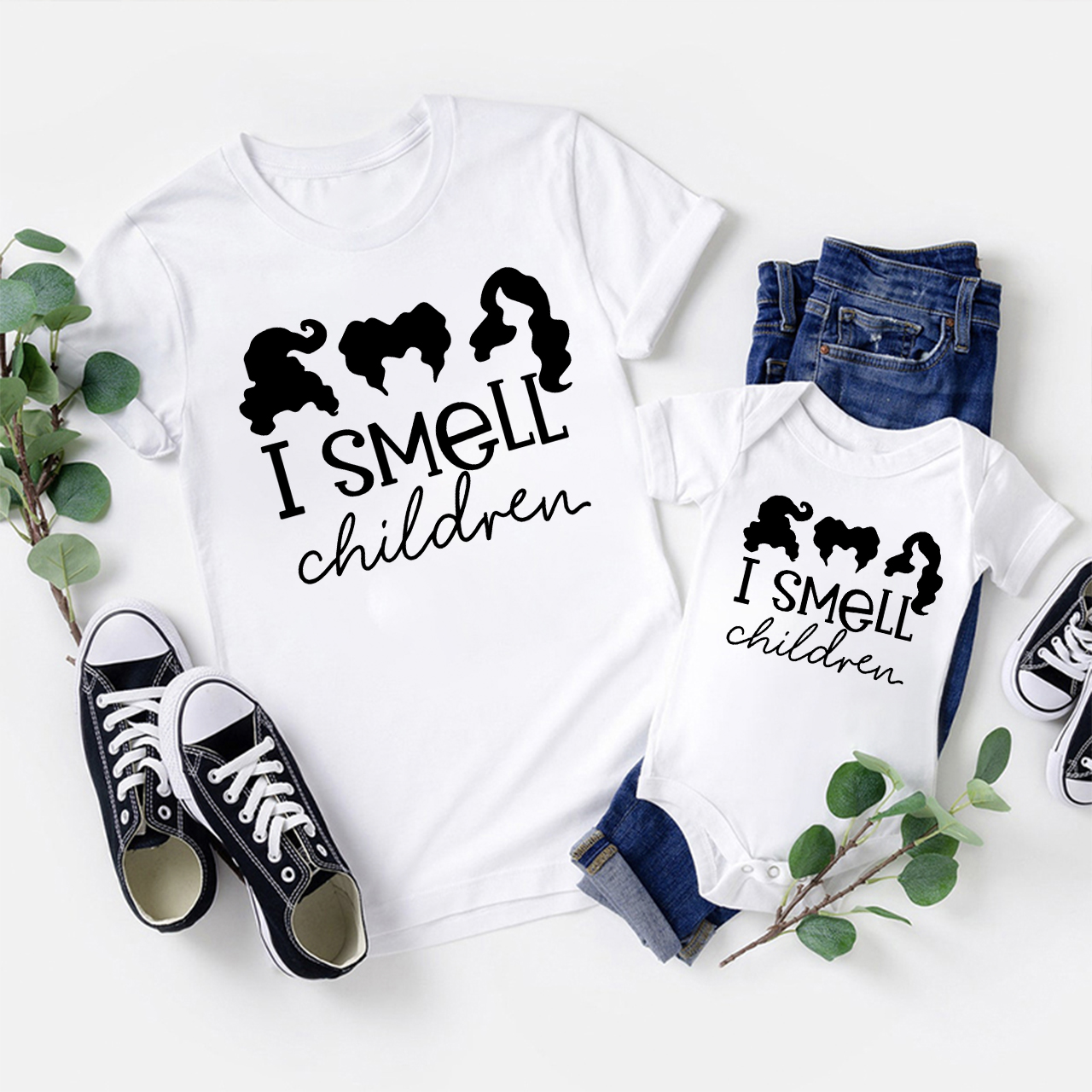 I Smell Children Fall Halloween Matching Shirts