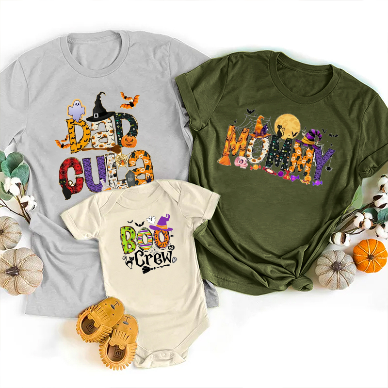 Pattern Halloween Family Matching Shirts