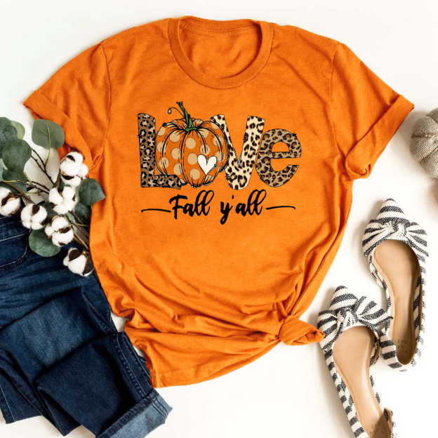 Peace Love Fall Y'All Shirts