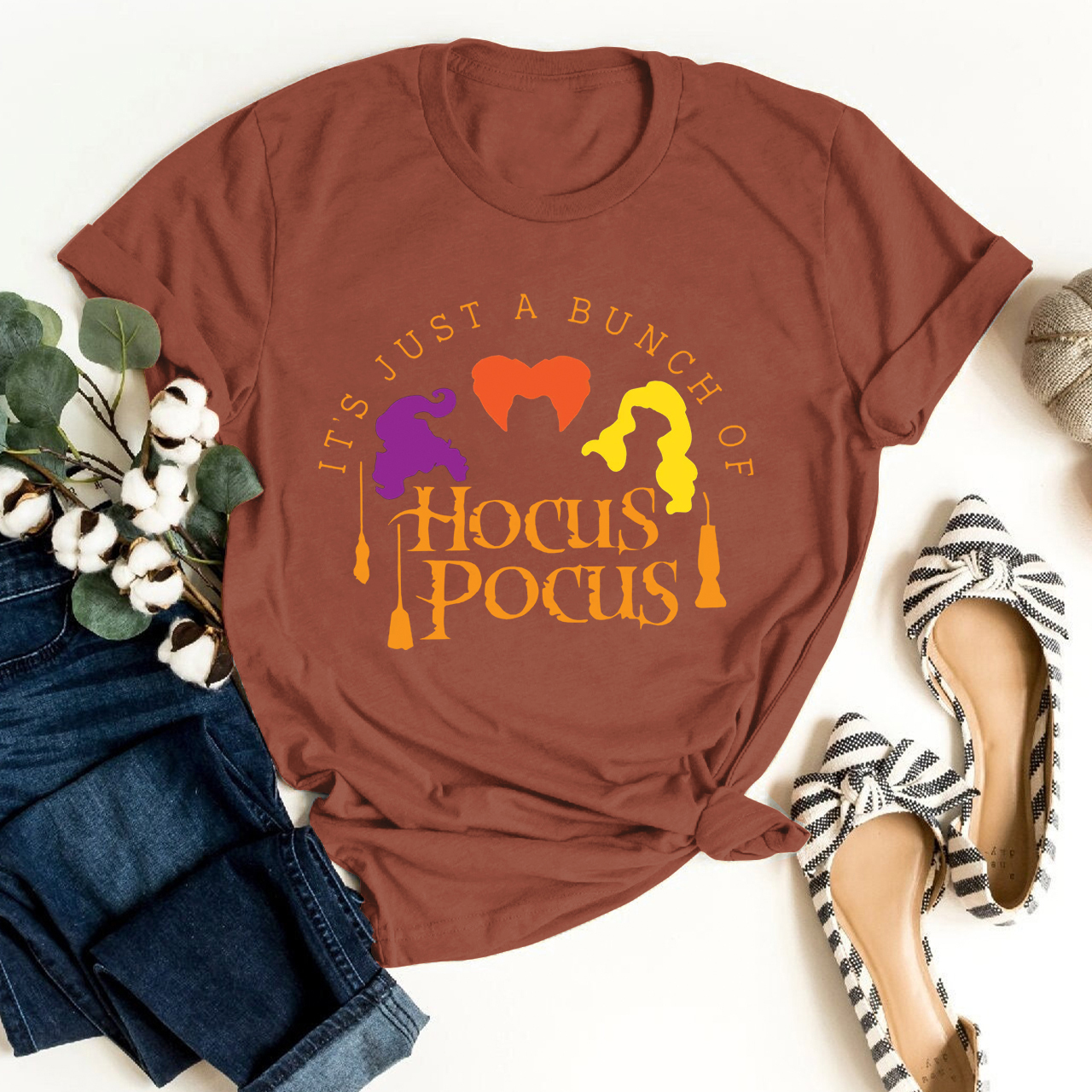 It's Just a Bunch of Hocus Pocus Halloween Party Shirts