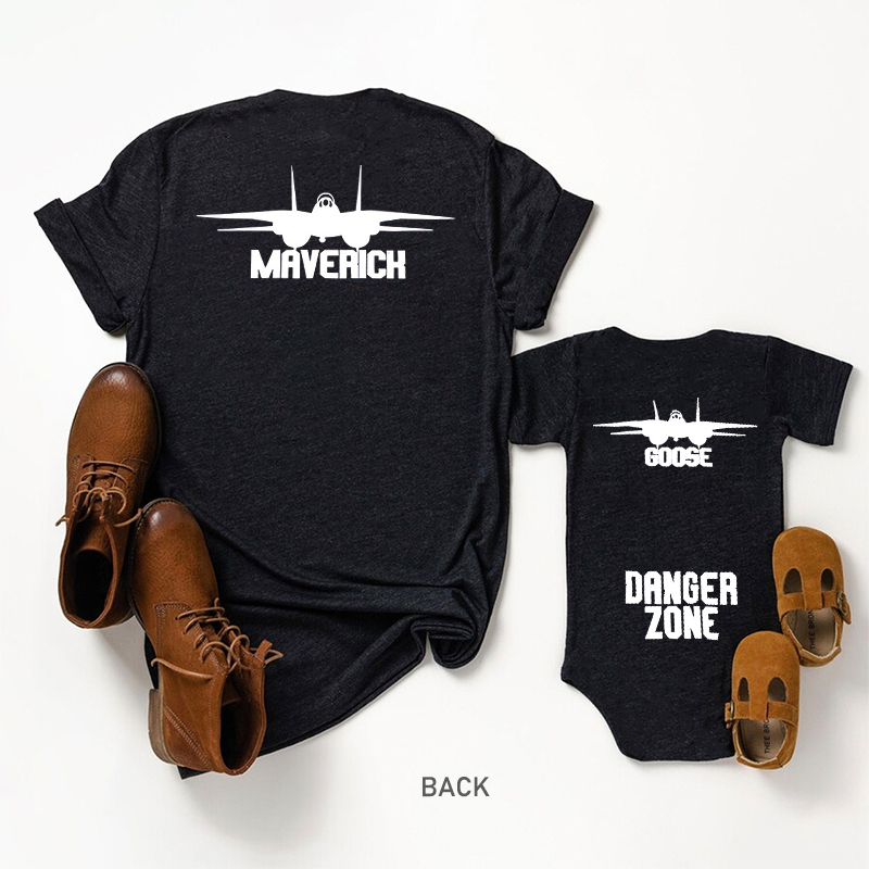 Top Gun Maverick&Goose Dad&Me Matching Shirts 