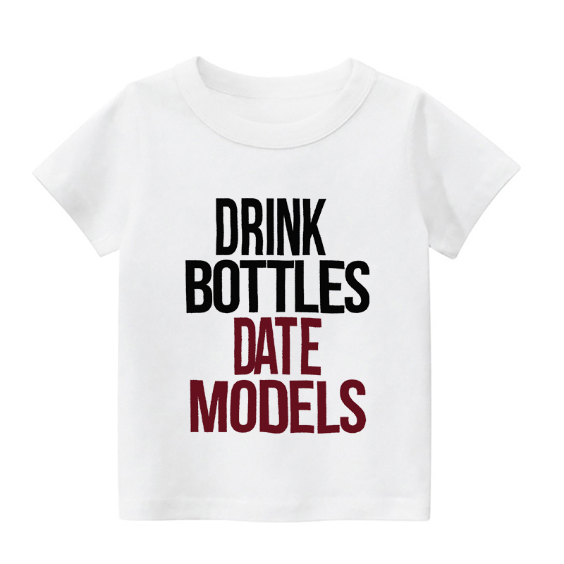 Drink Bottles Date Modles Kids Shirt