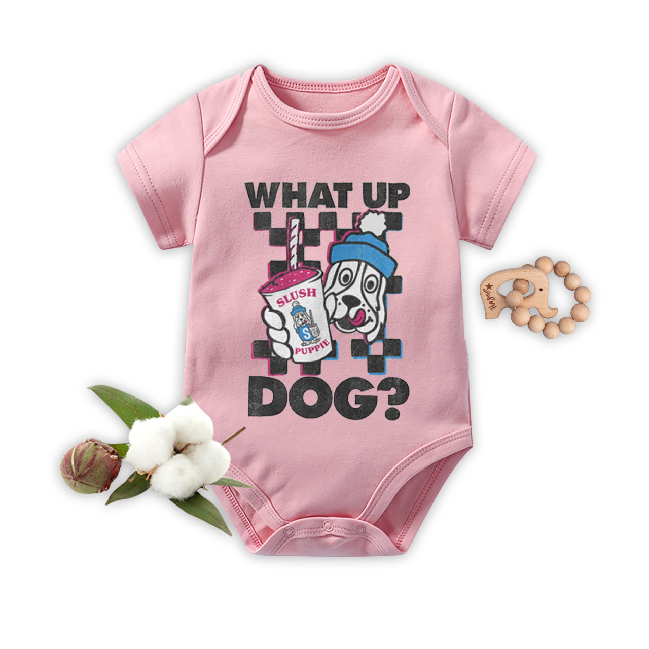 What Up Dog  Bodysuit For Baby