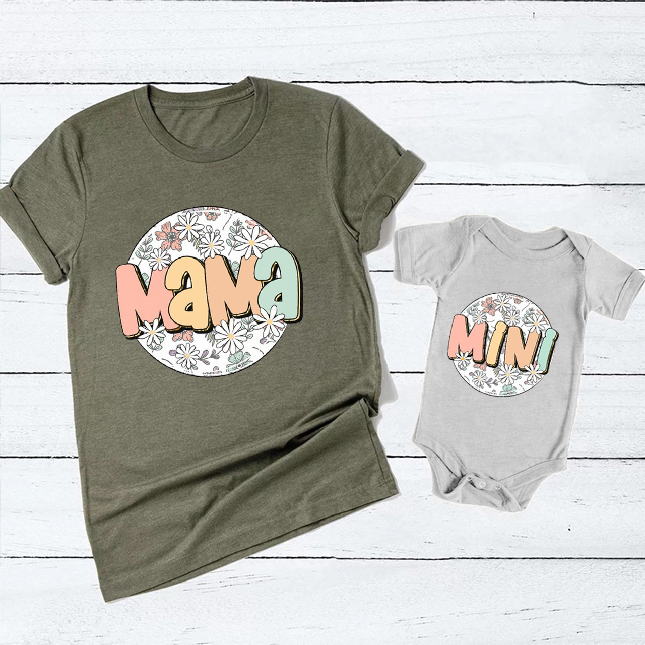New Mom Gift Mama And Mini Matching Shirt