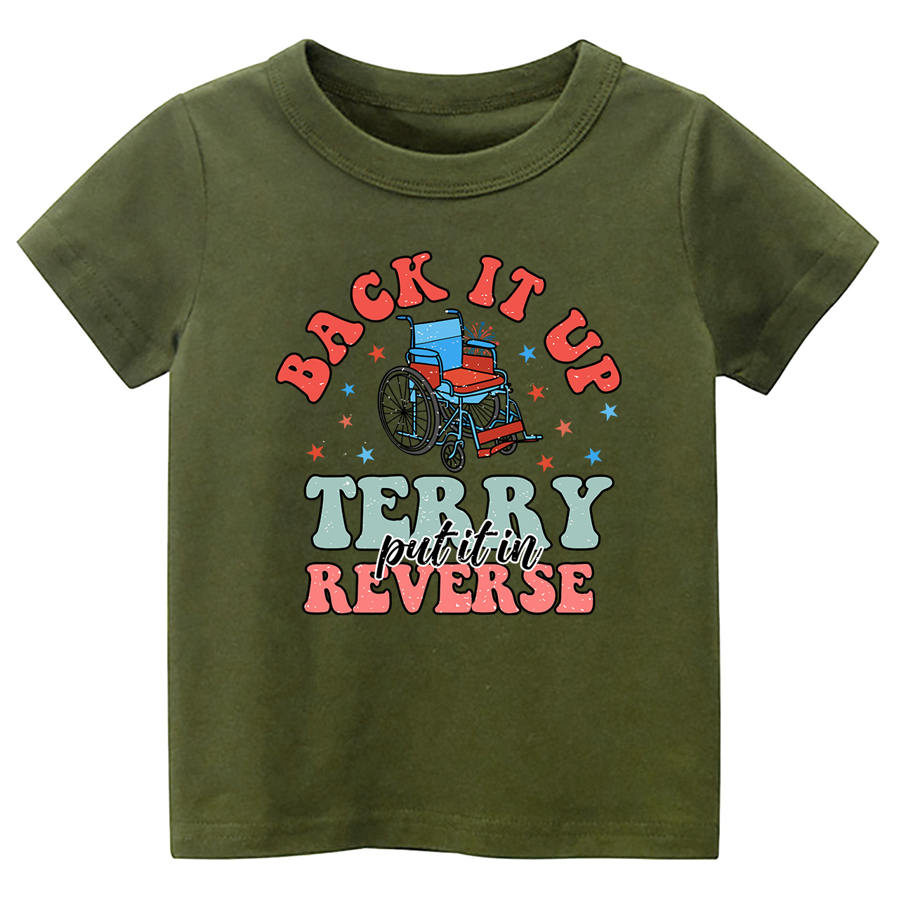 Back In UP Pew Independence Day Toddler Tees