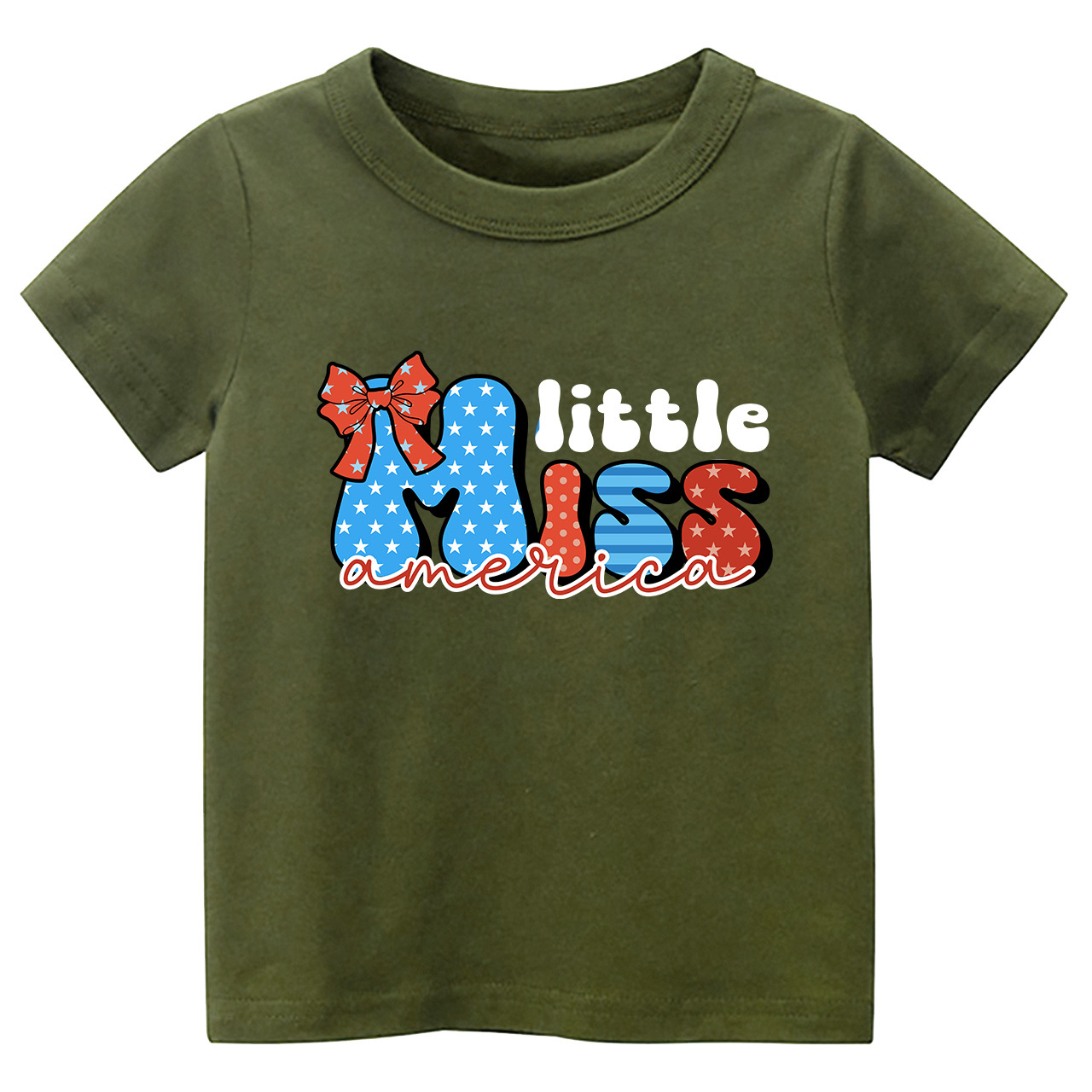 Little Miss America Retro Toddler Tees