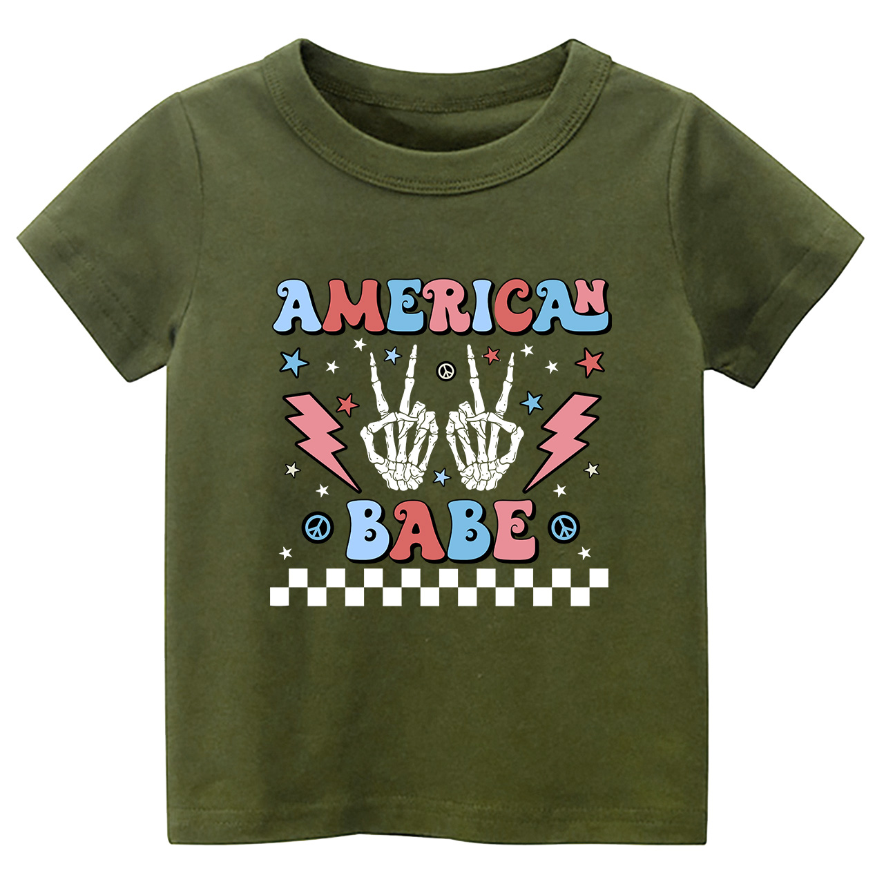 Retro American Baby Toddler Tees