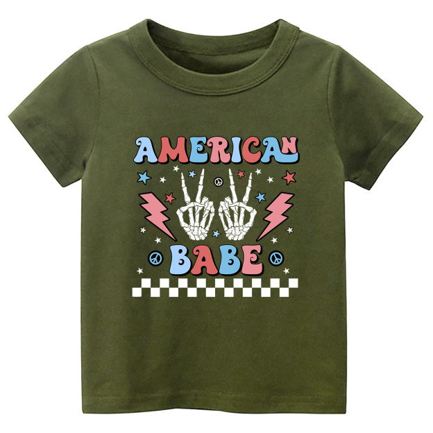 Retro American Baby Toddler Tees