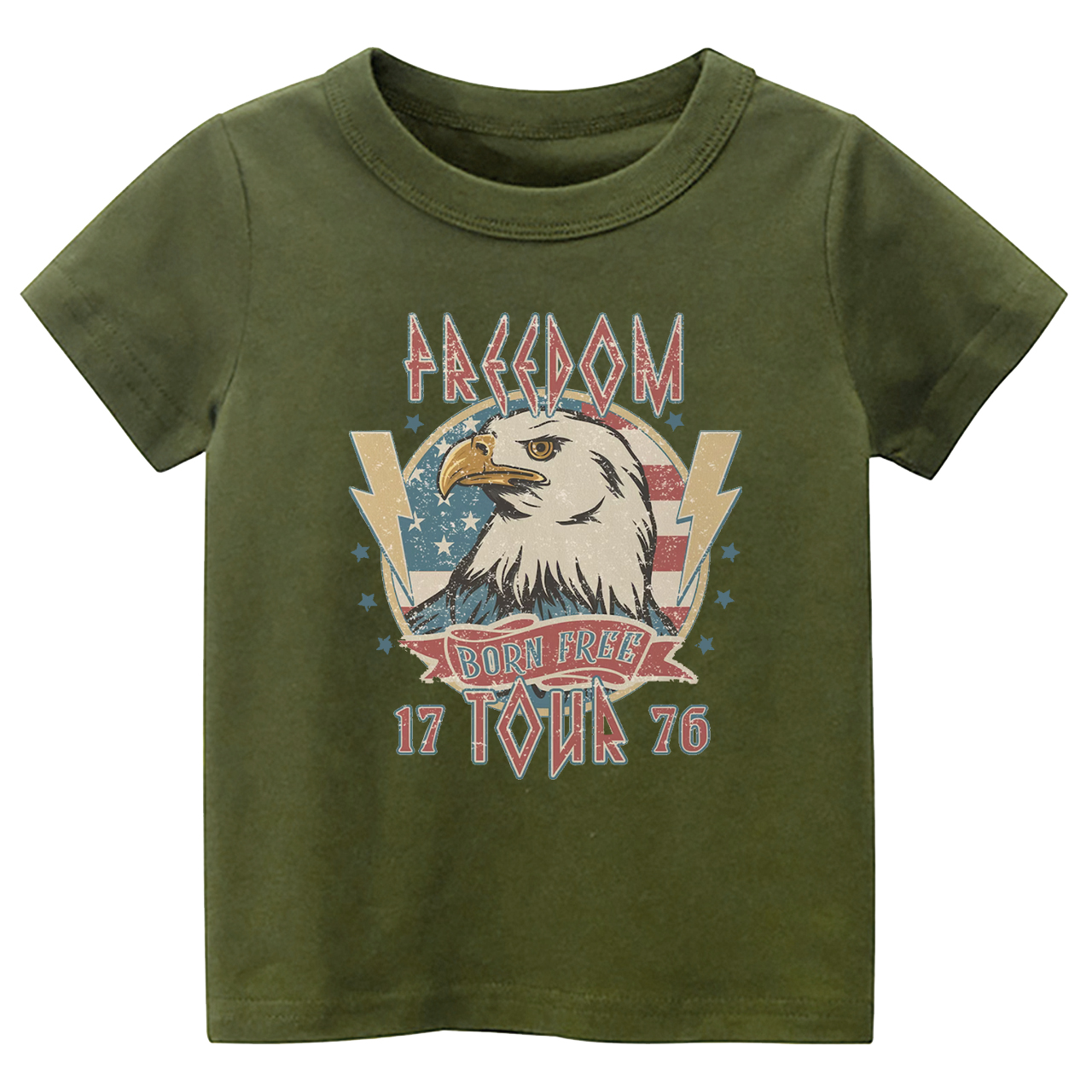 Freedom Born Free 1776 Tour Toddler Tees