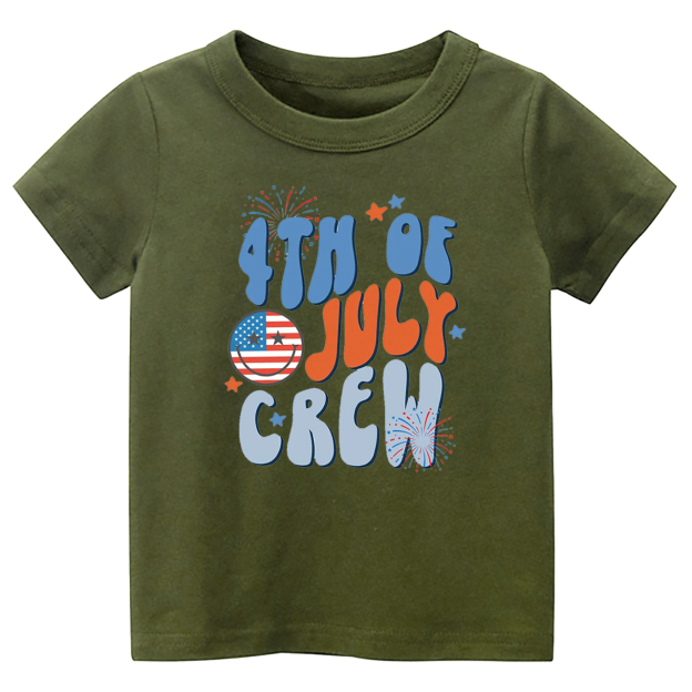 Groovy 4th of July Crew Toddler Tees