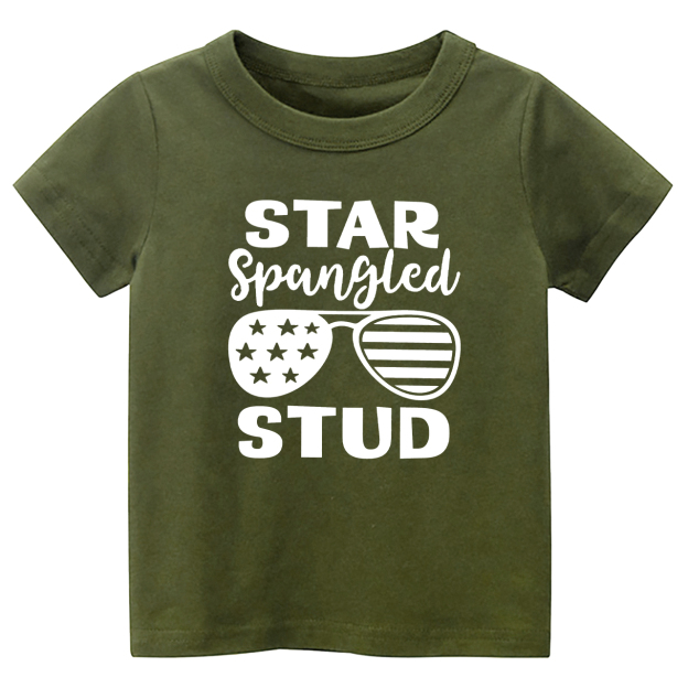 Star Spangled Stud Toddler Tees