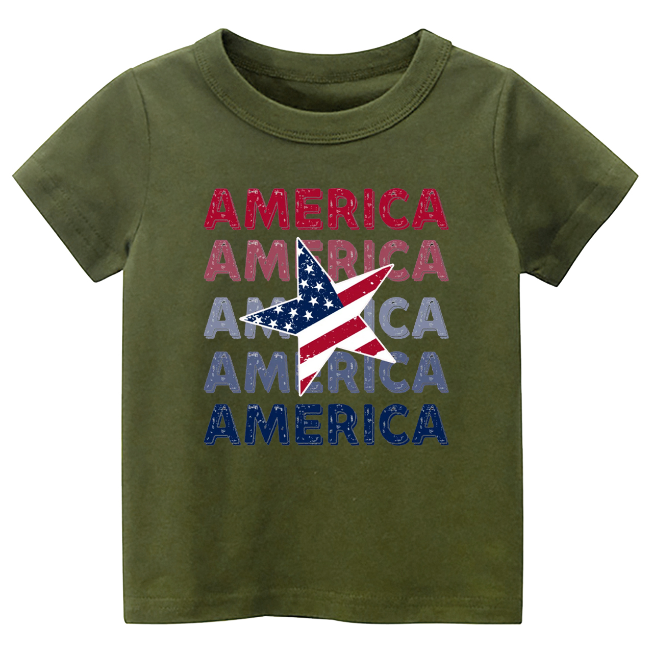 Retro 4th Of July America Shirts For Kids