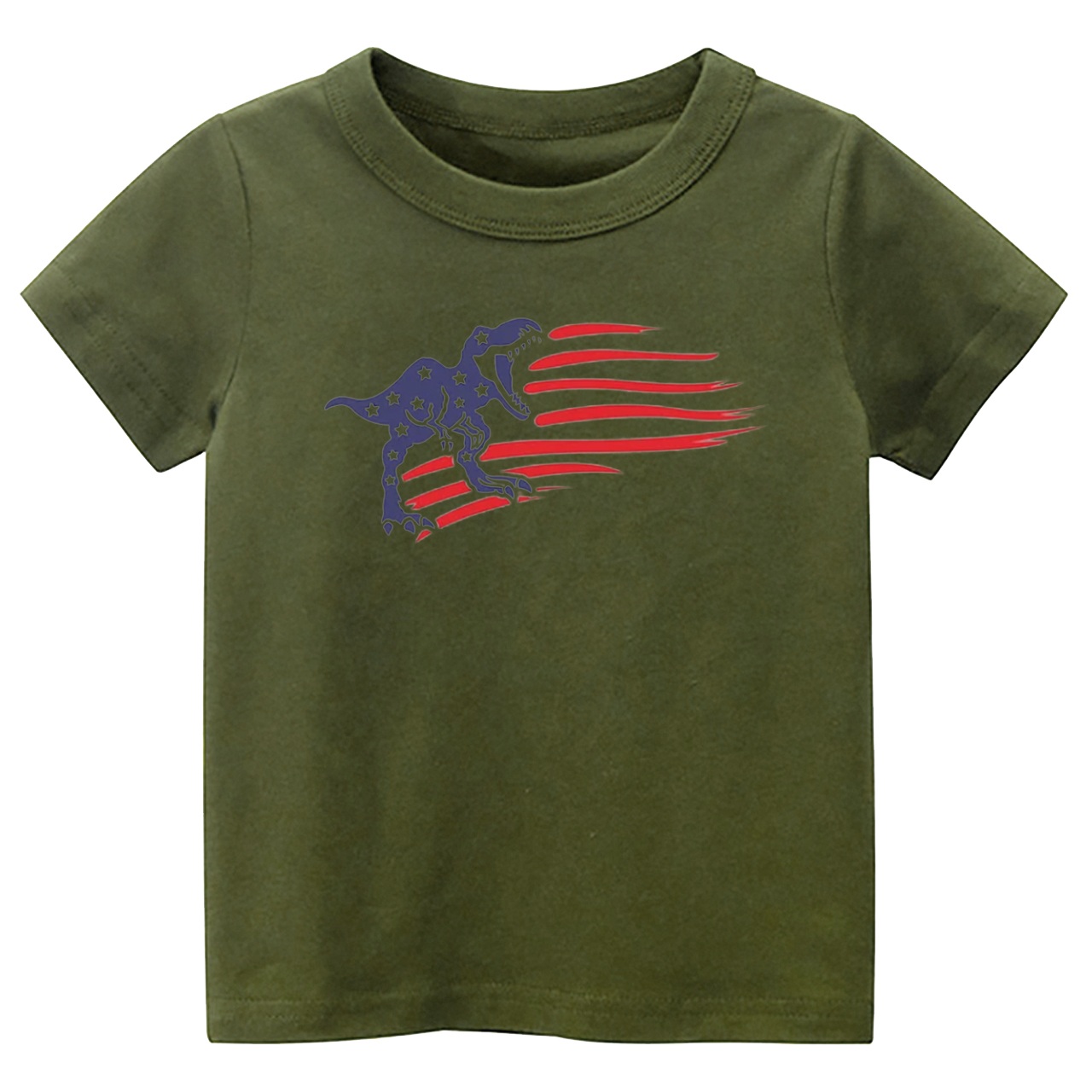 Patriotic Dinosaur Toddler Tees