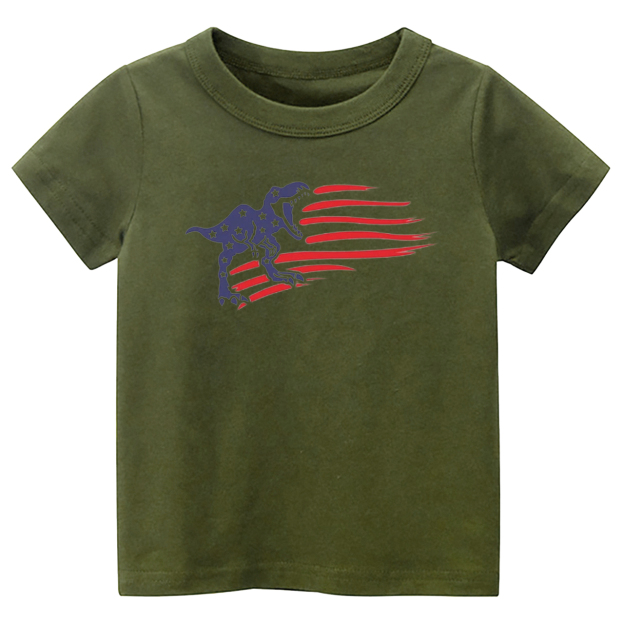 Patriotic Dinosaur Toddler Tees