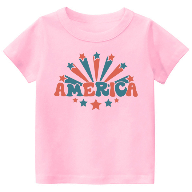 America Star 4th Of July Toddler Tees