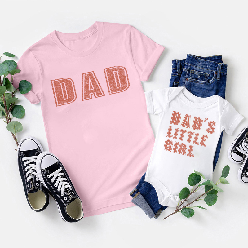 Dad And His Little Girl Matching Shirts