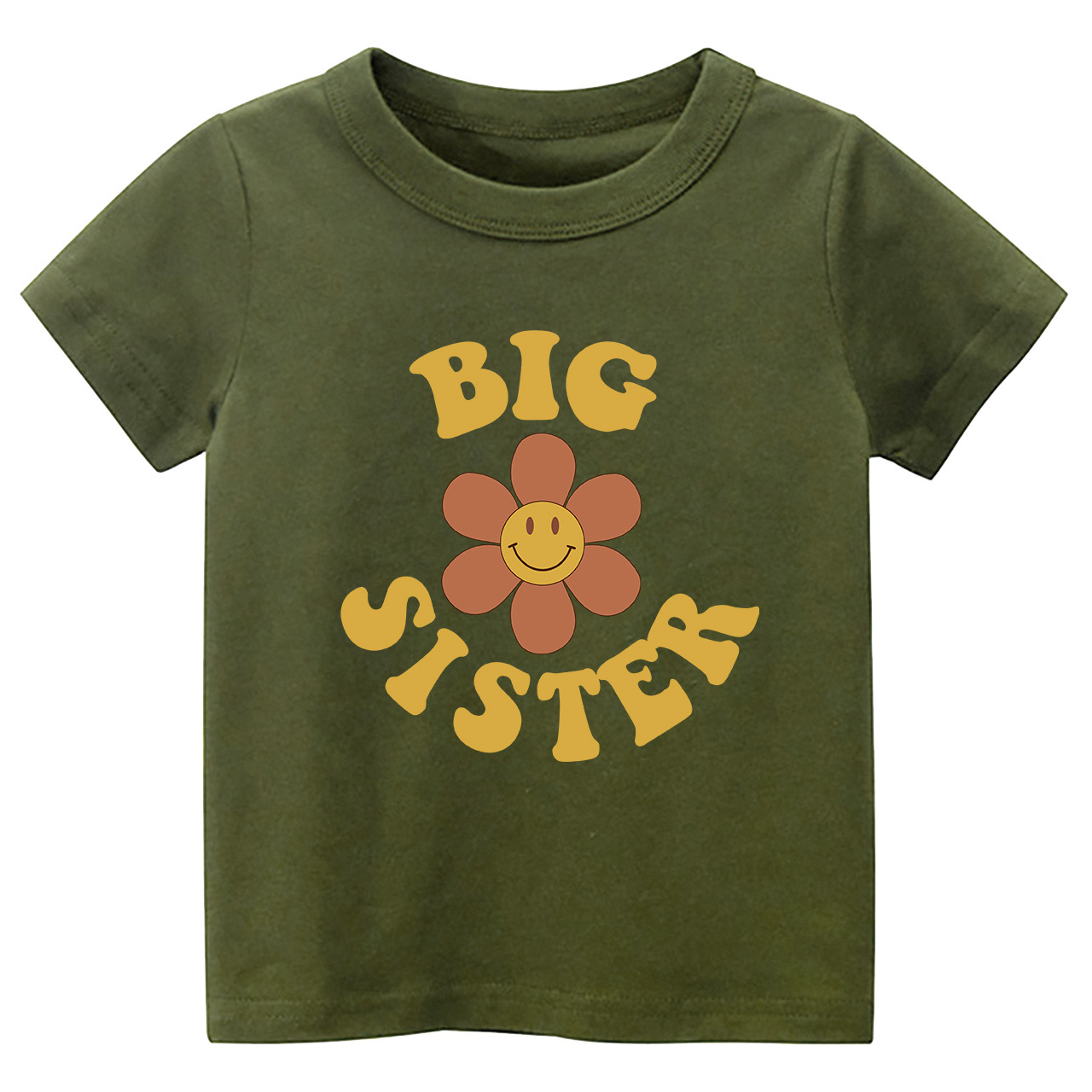 Big Sister Cute Vintage Toddler Shirt