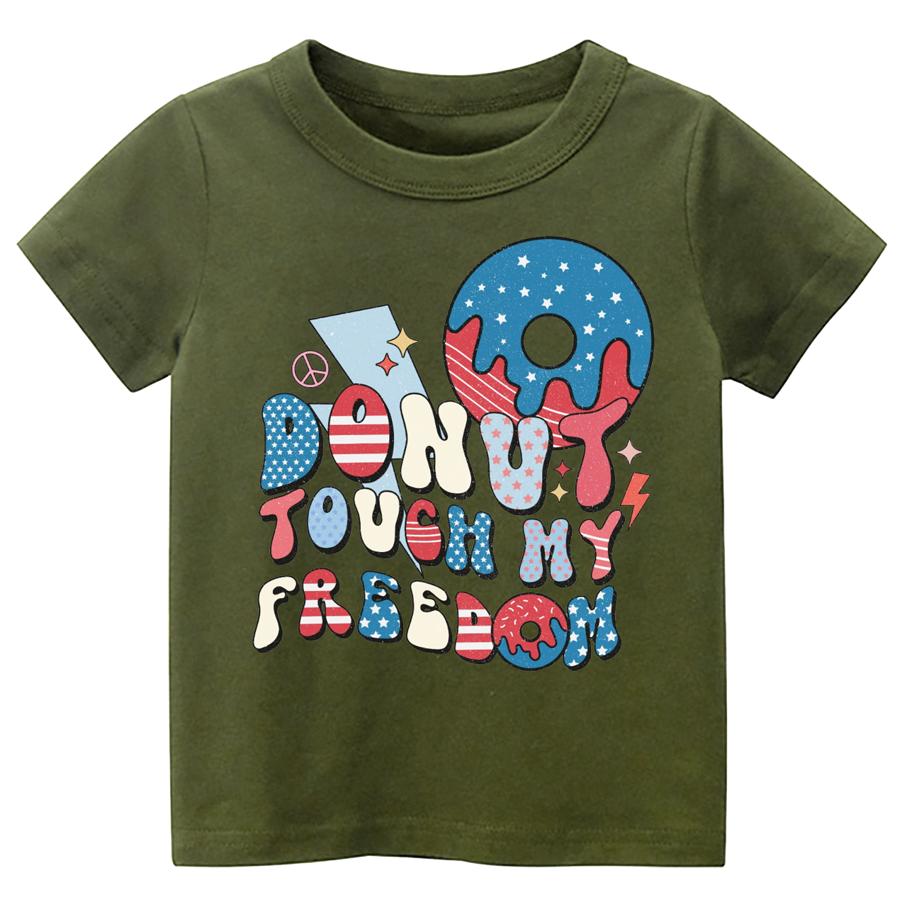 Donut Touch My Freedom Toddler Tee