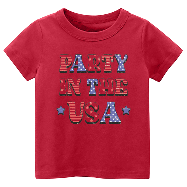 Party In The USA Independence Day Toddler Shirt