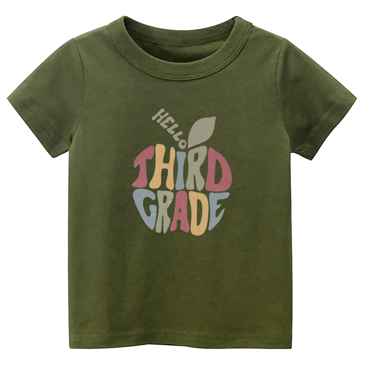 Personalized Hello Third Grade Back To School Toddler Shirts