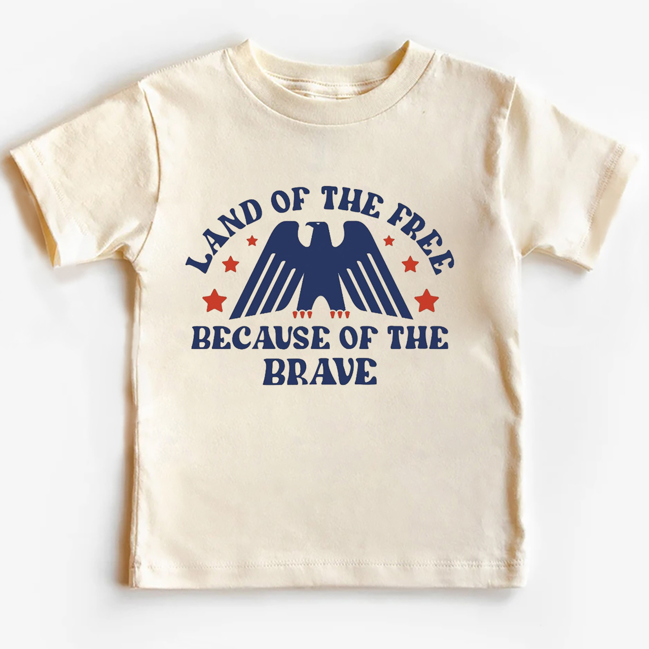 Land Of The Free Because Of The Brave Toddler Shirt