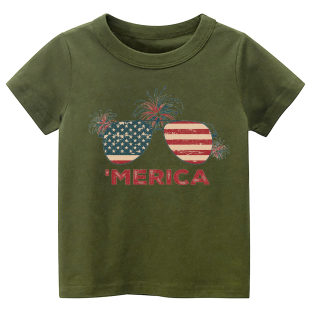 Fourth Of July 'Merica Toddler Shirt