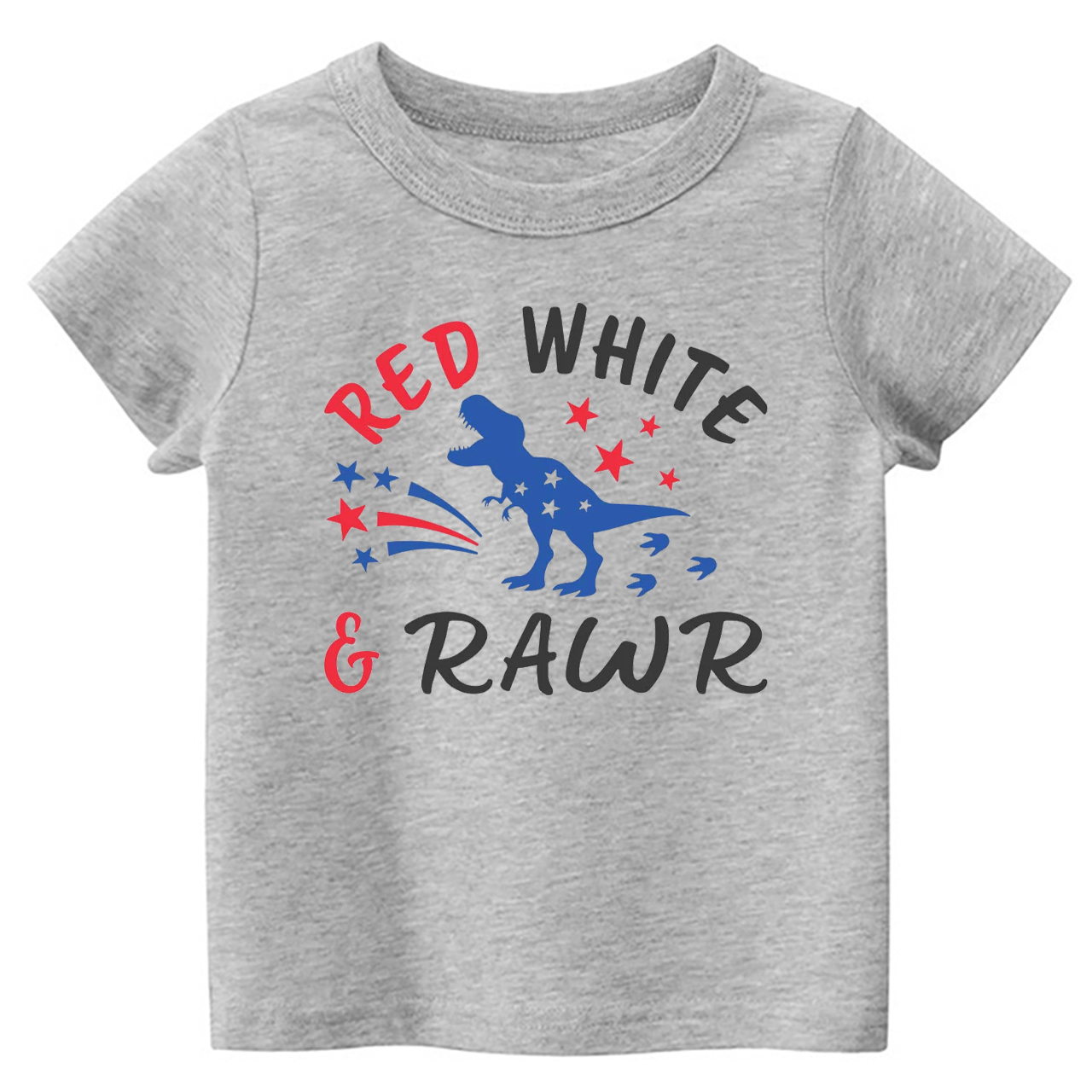 Red White And Rawr Toddler Shirt