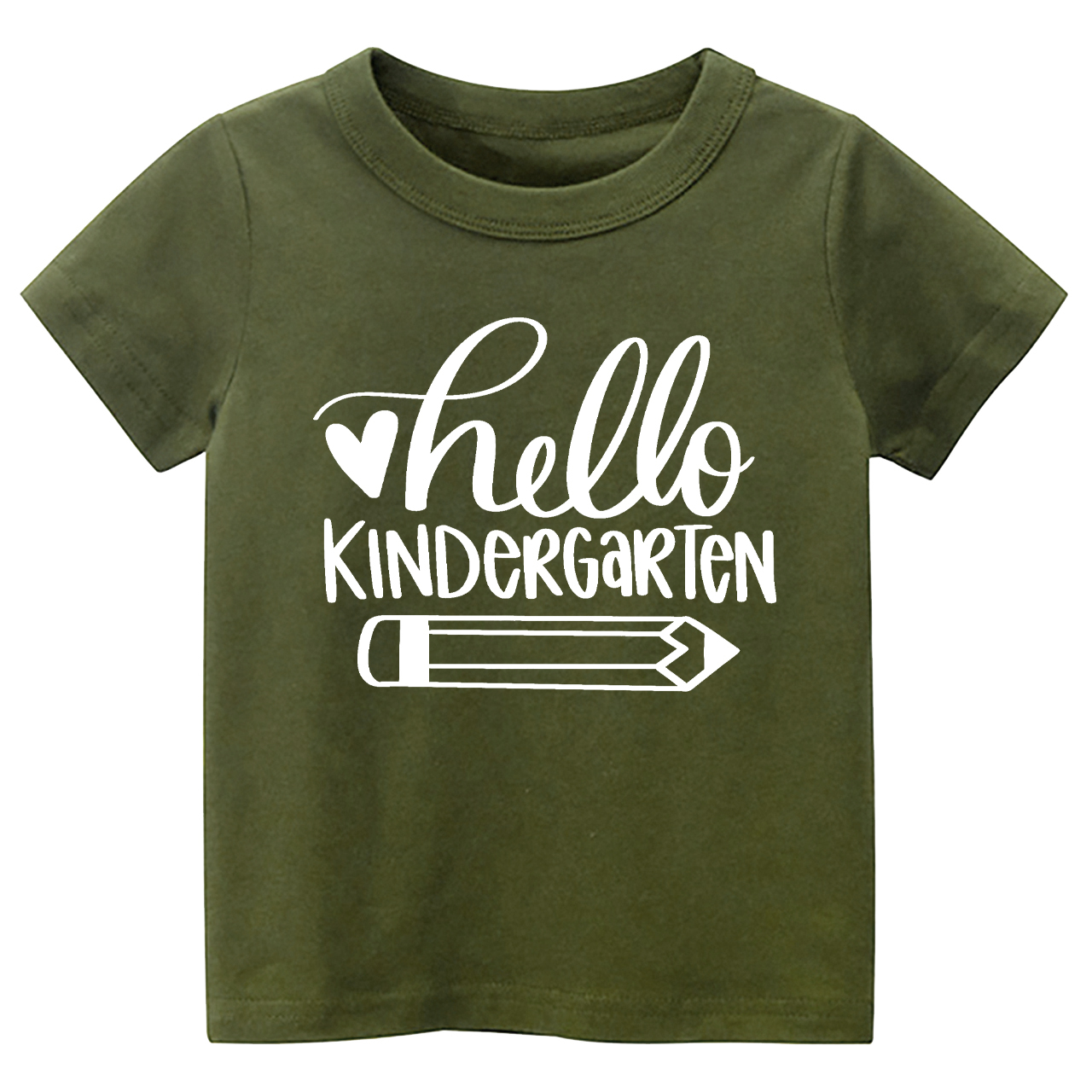 Hello Kindergarten Pencil For Students Retro Shirt