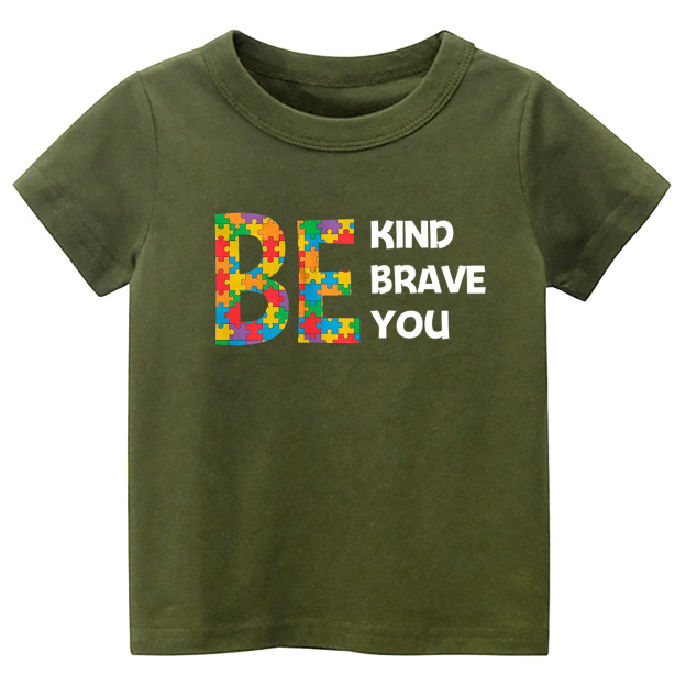 Be Kind Brave You School Shirt For Kids
