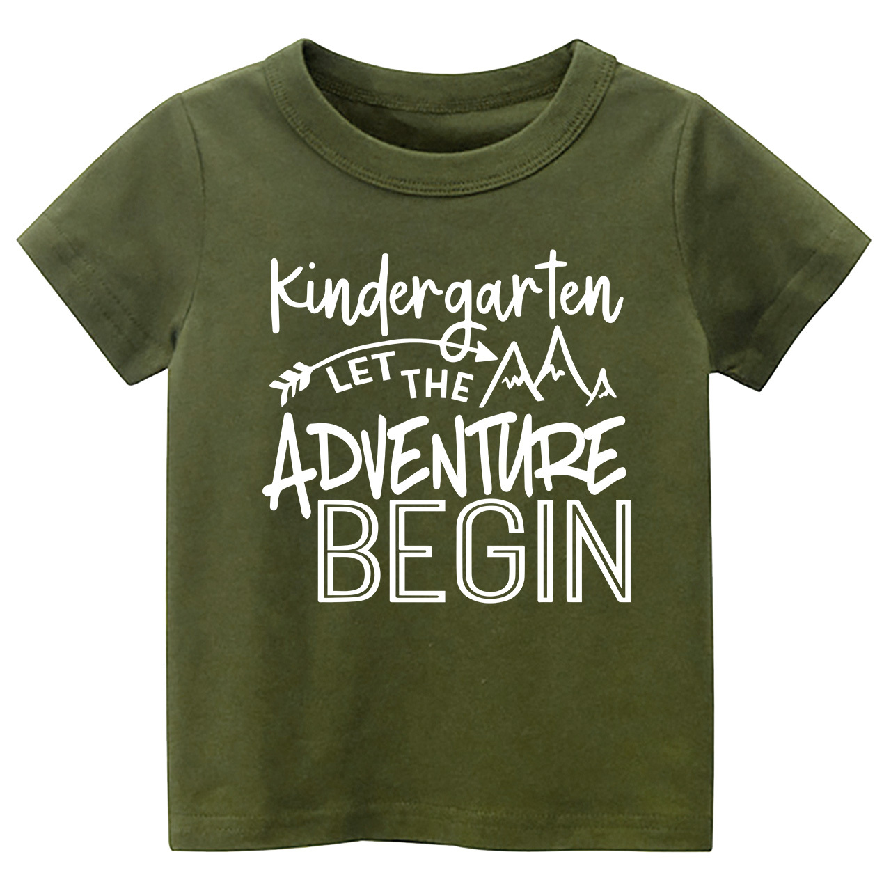 Rainbow Hello Kindergarten-School Shirt For Kids