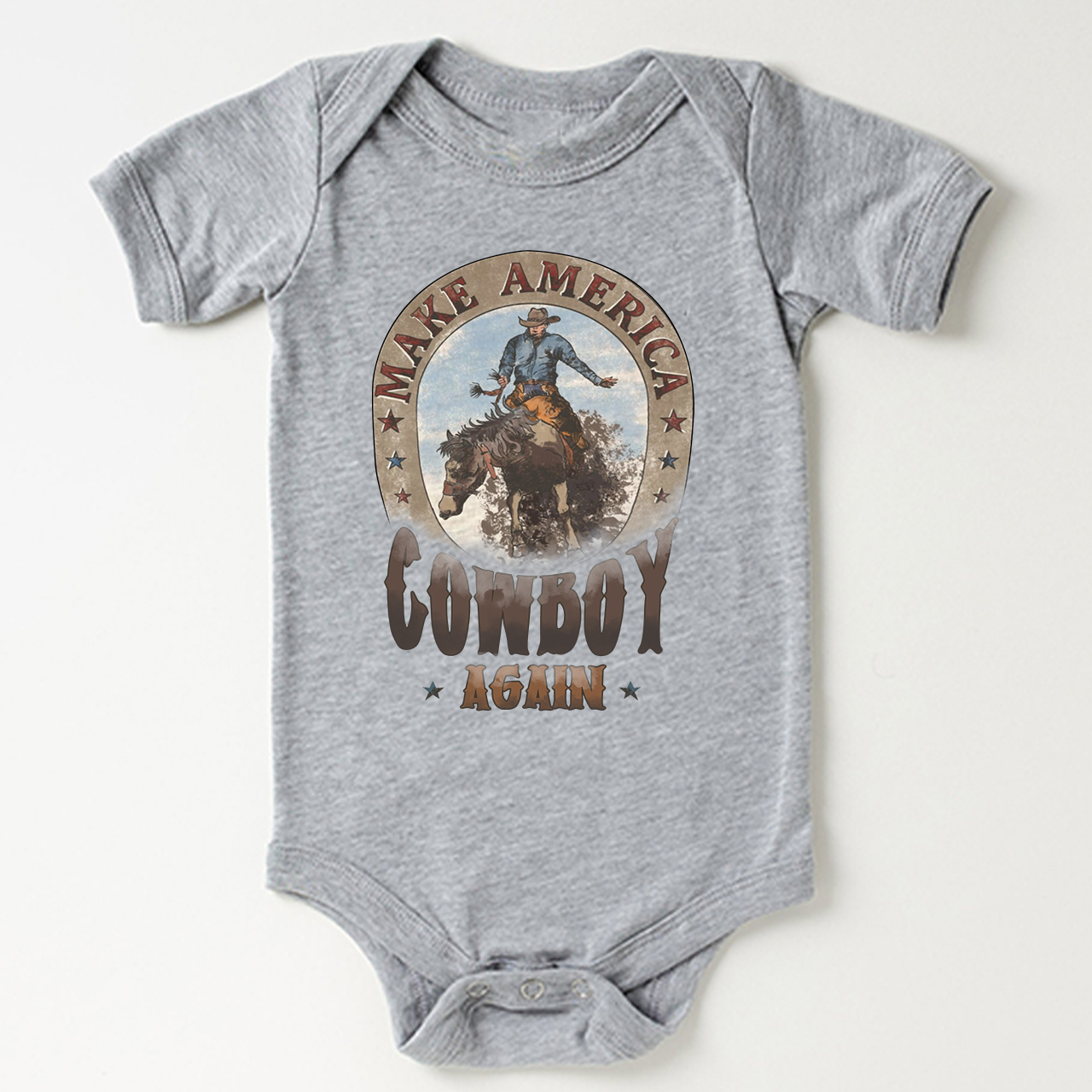 Make America Cowboy Again Bodysuit For Baby