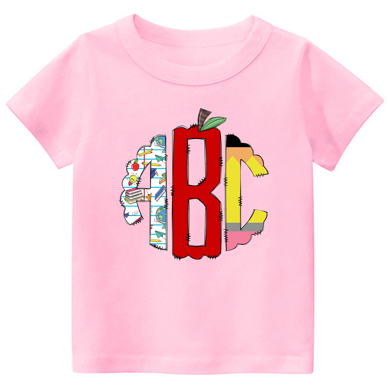 Toddler Back To School Print Shirt