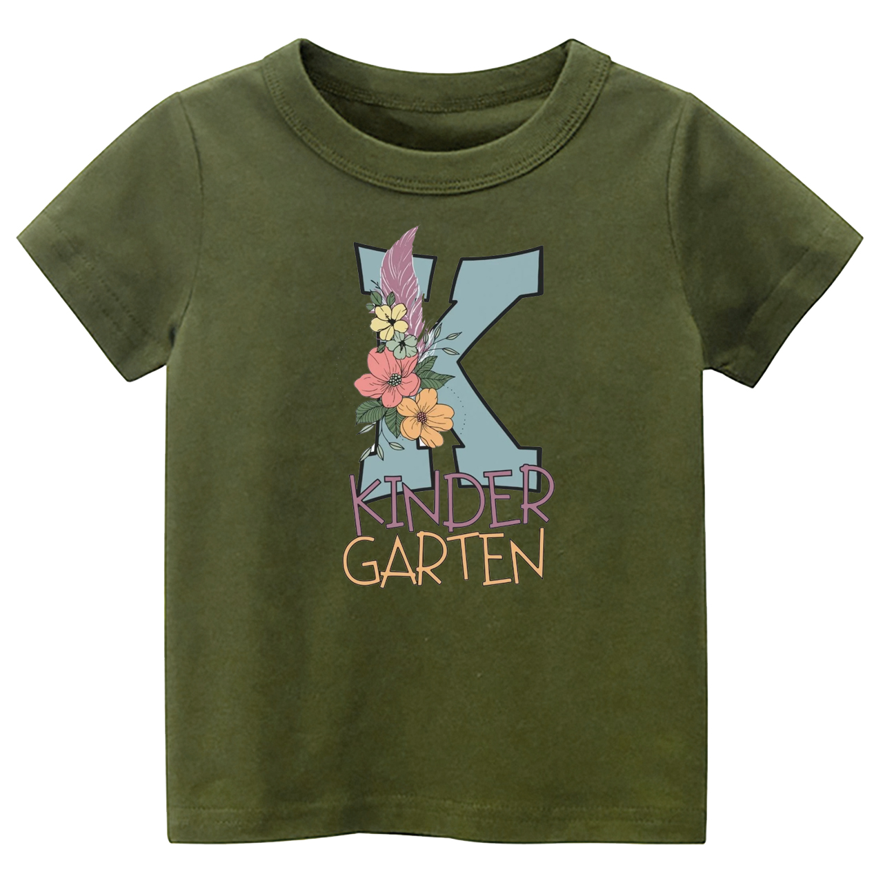 Natural Kindergarten Shirts For School Kids