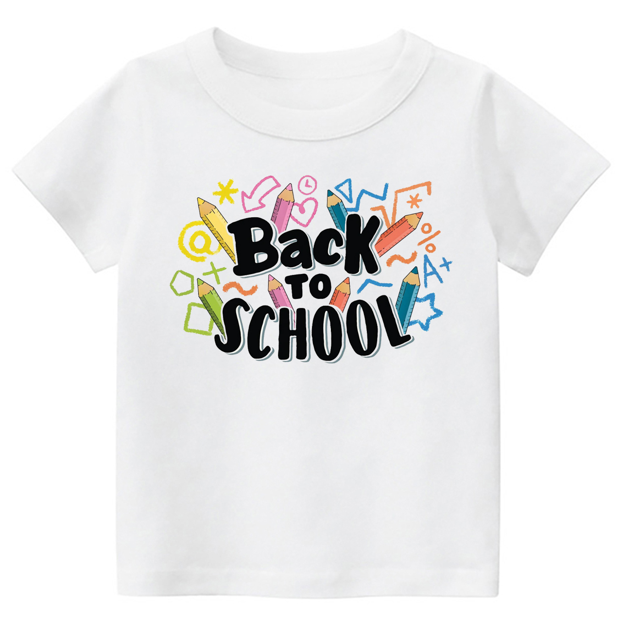 Back To School Crayons Shirts For School Kids