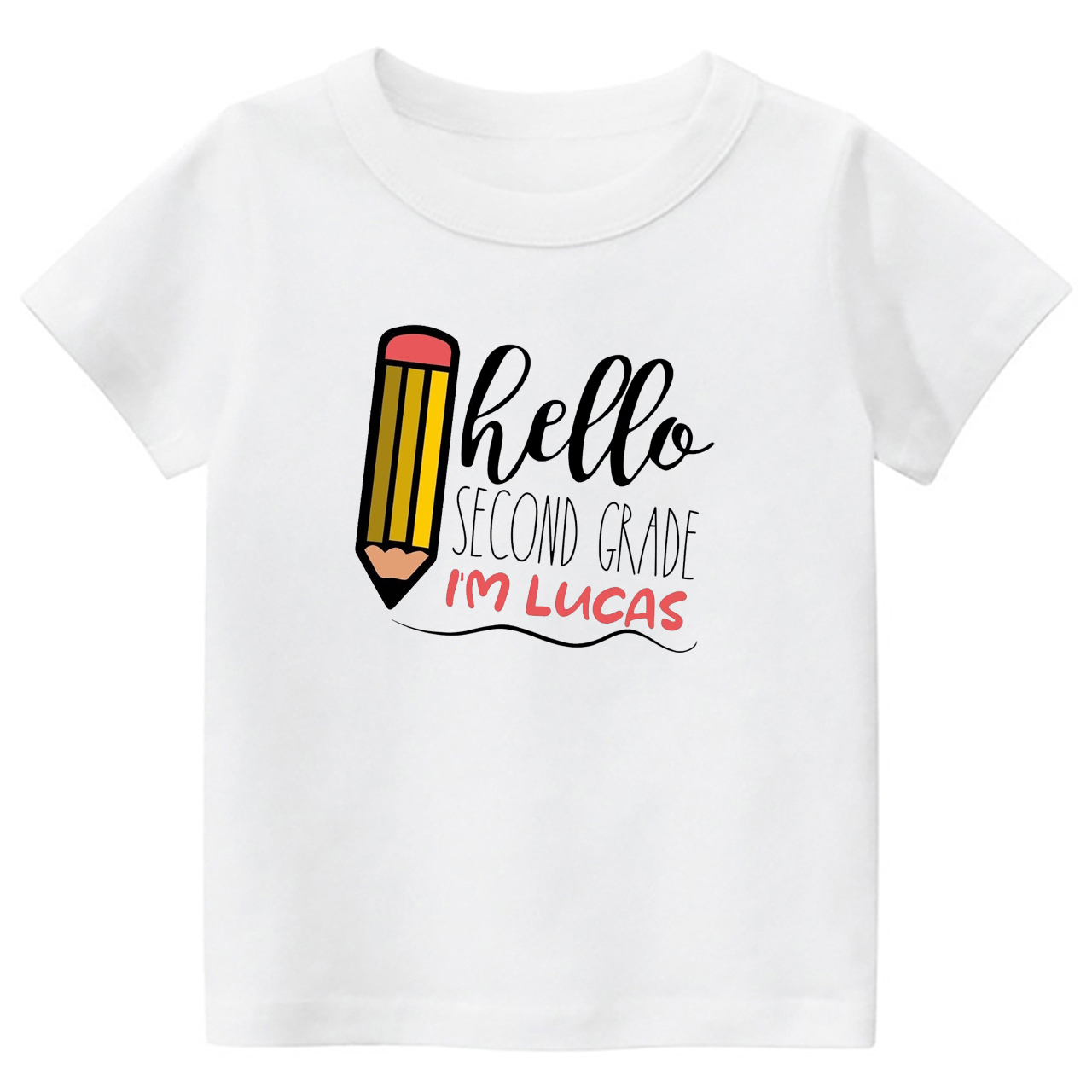 Personalized Hello XX Grade Kids Shirts