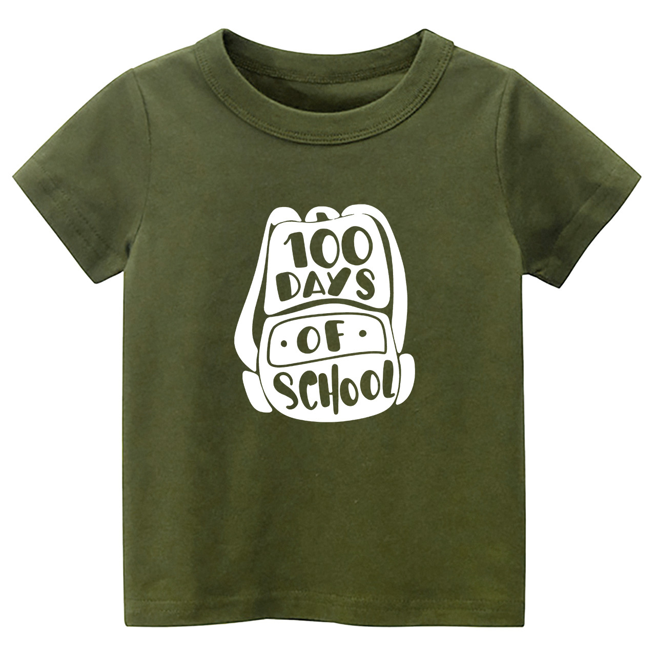 100 Days of School Backpack Kids T-shirts
