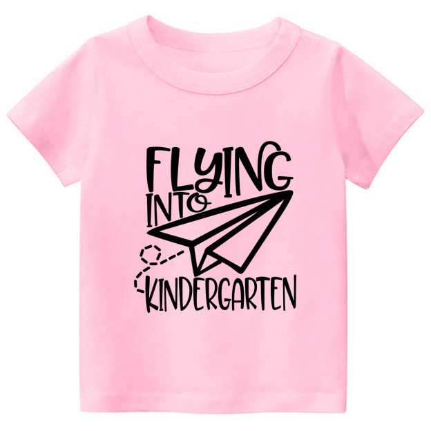 Flying Into Kindergarten School Kids T-shirts