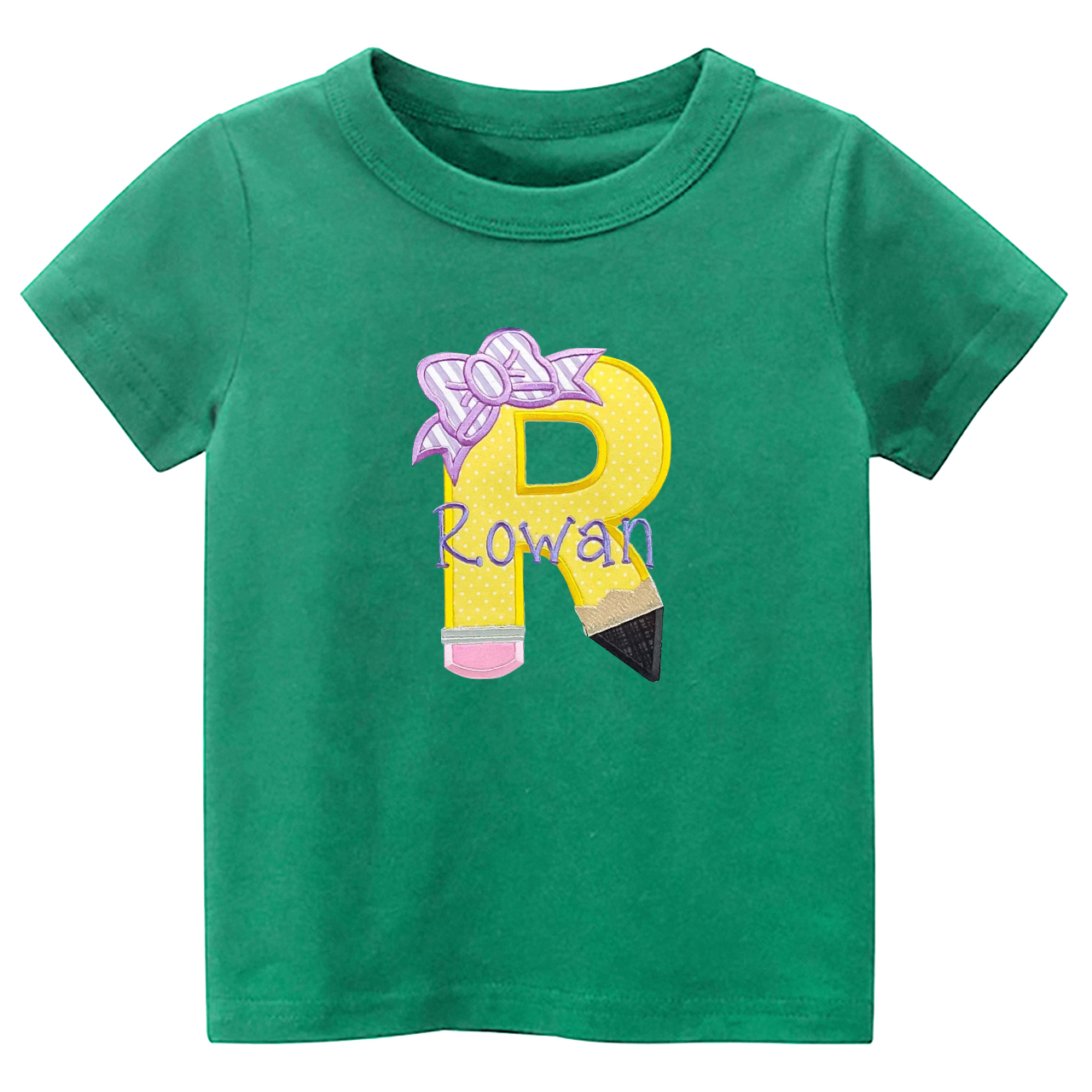 Personalized Pencil Name School Kids T-shirts