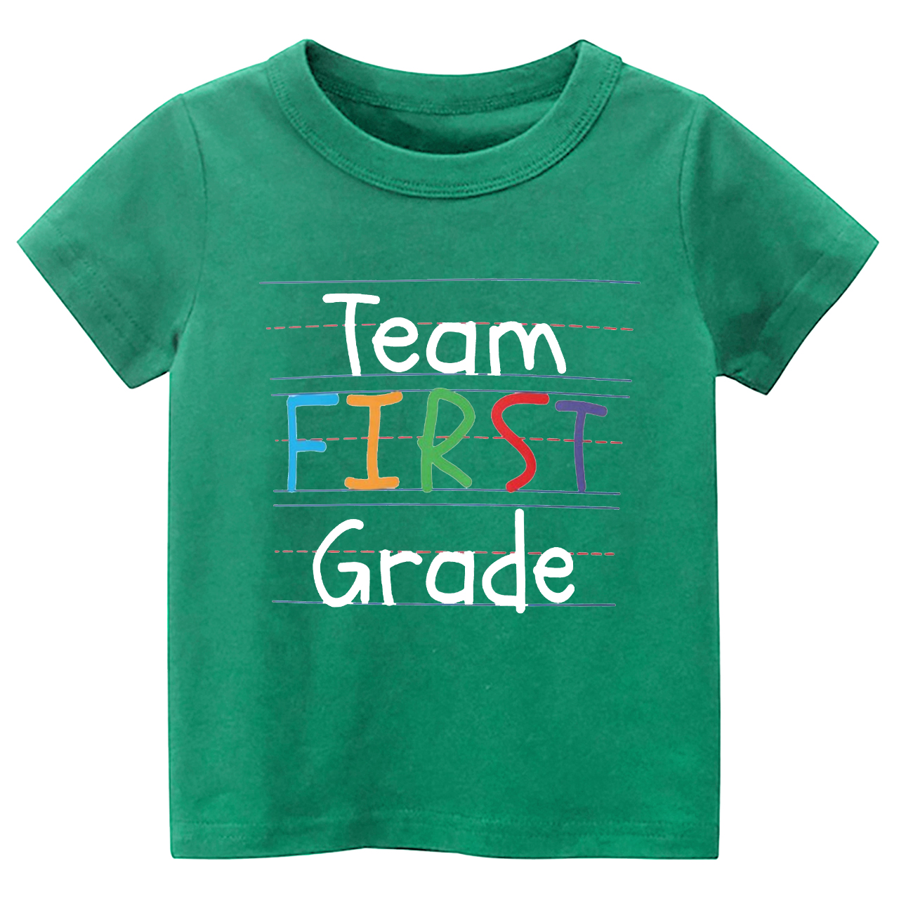 Team First Grade Back To School Kids T-shirts
