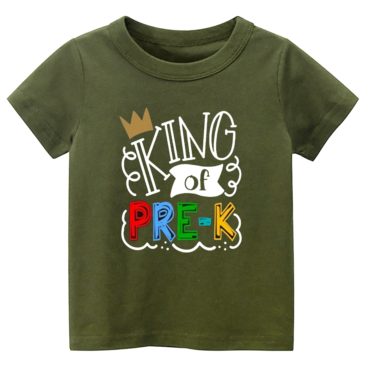 King Of Pre-K Back To School Kids T-shirts