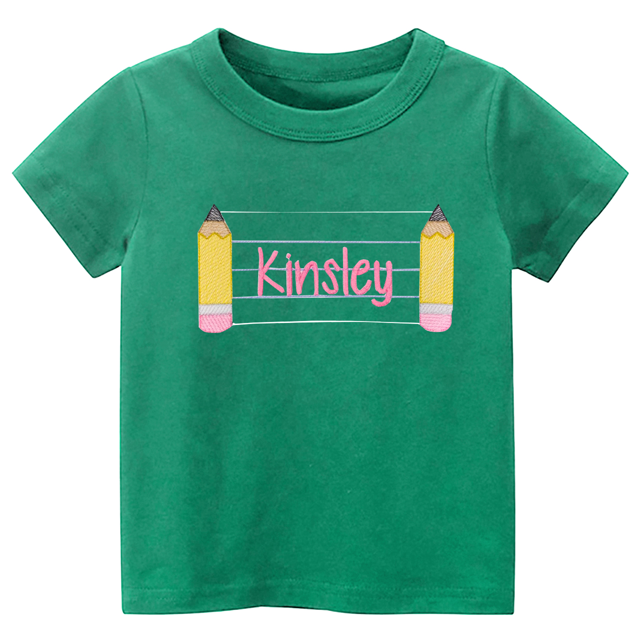 Personalized Back To School Pencil Name Tees