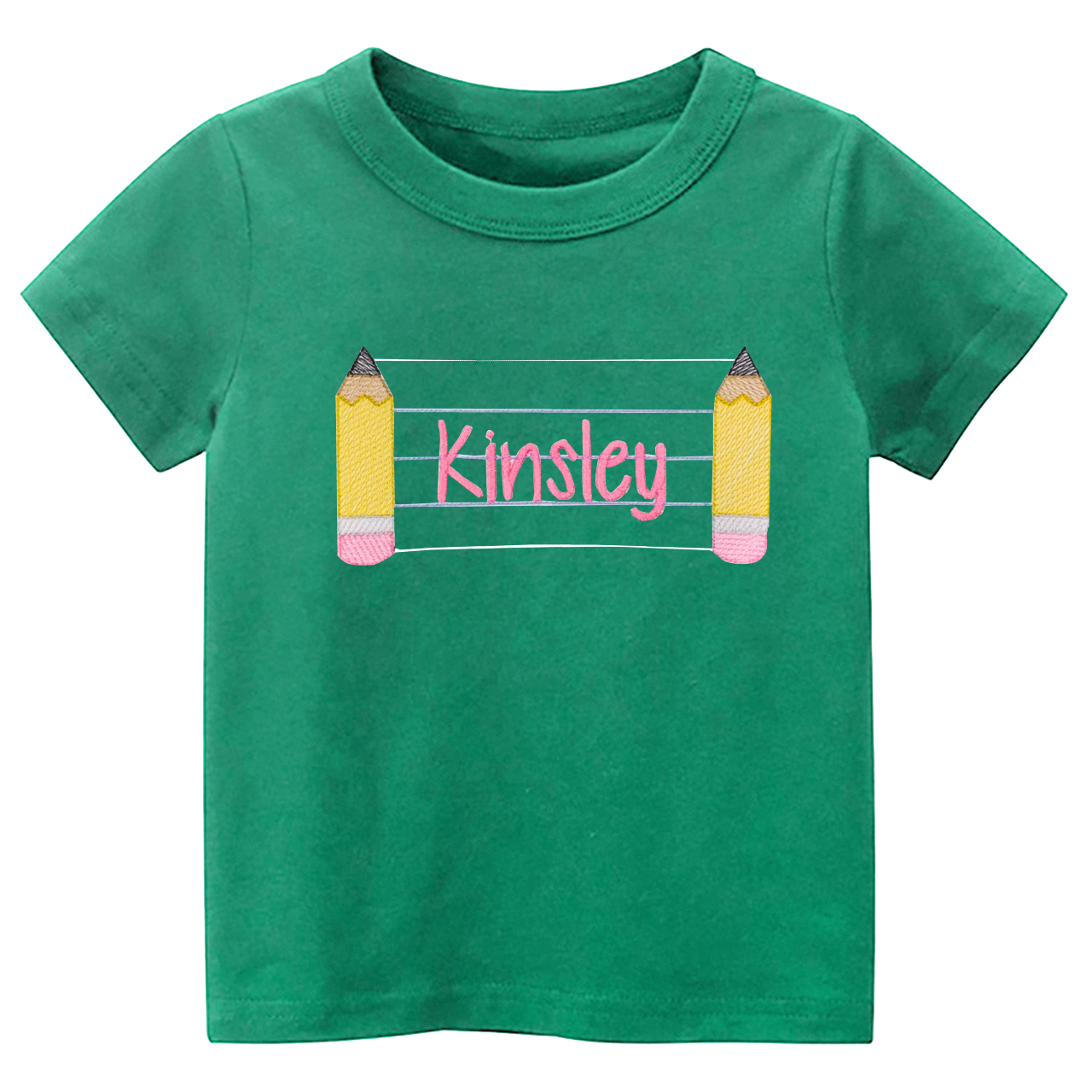 Personalized Back To School Pencil Name Tees
