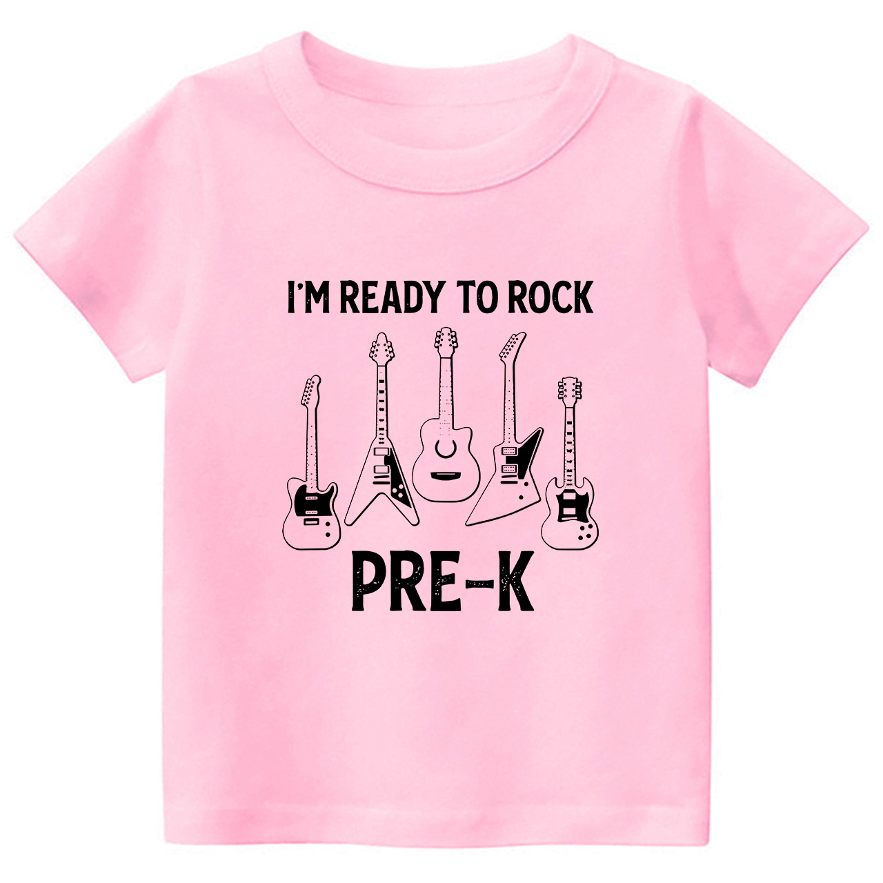 Personalized Kids Funny School T-Shirt Ready To Rock