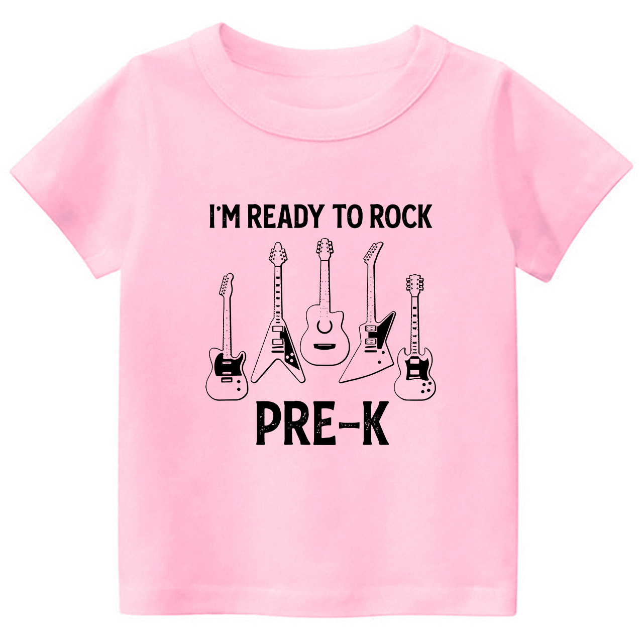 Personalized Kids Funny School T-Shirt Ready To Rock