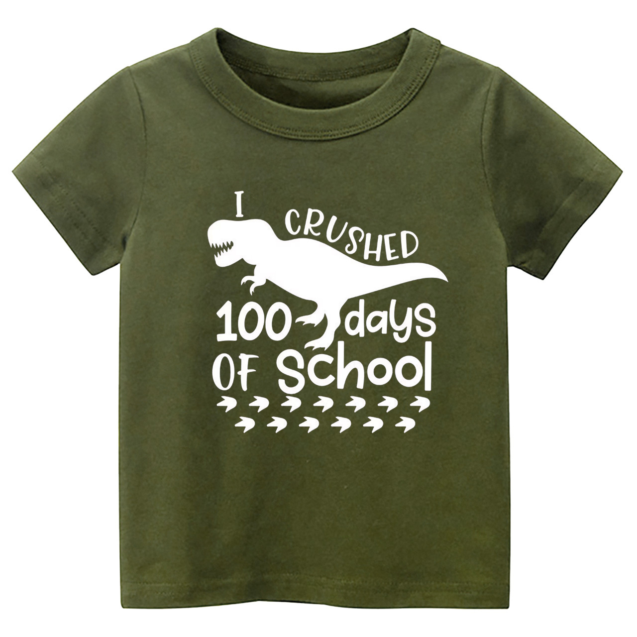 Dinosaur 100 Days Of School Celebration Shirts