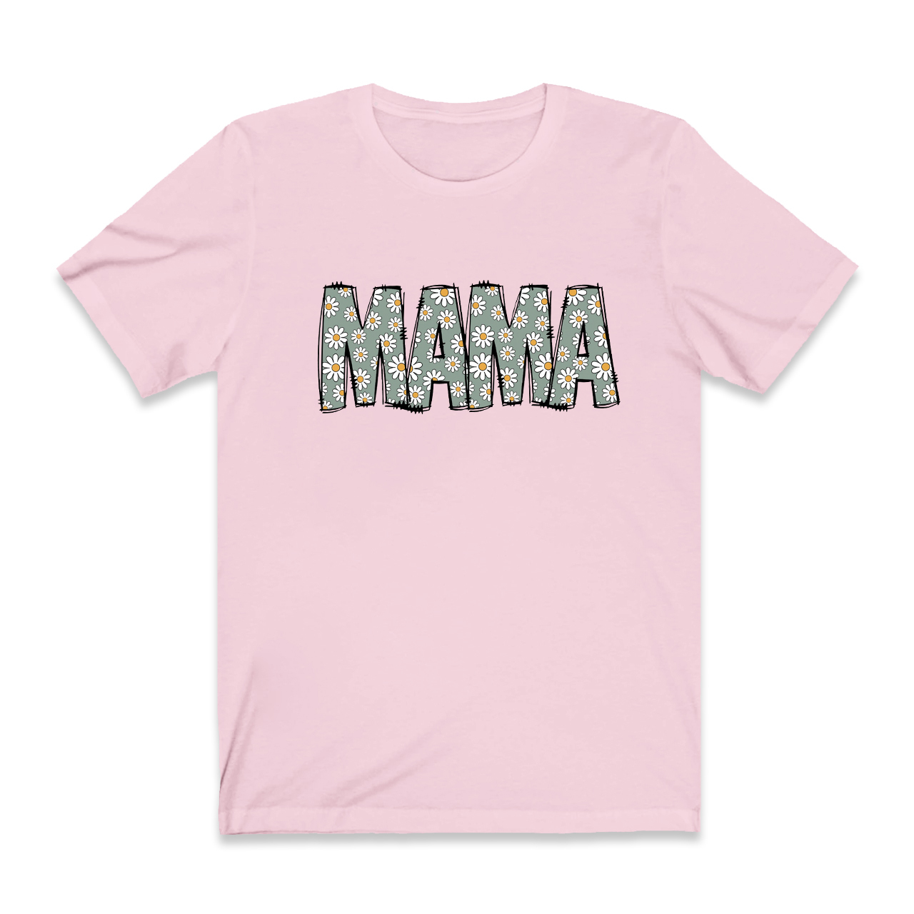 Mama Retro Flower T-Shirt