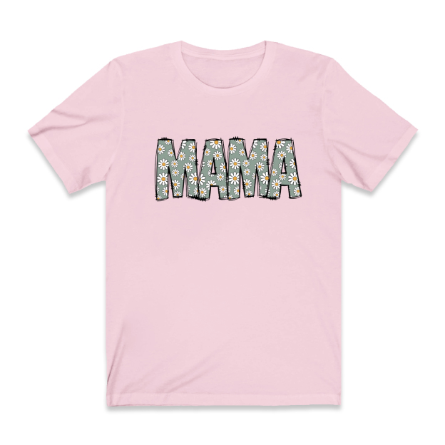Mama Retro Flower T-Shirt
