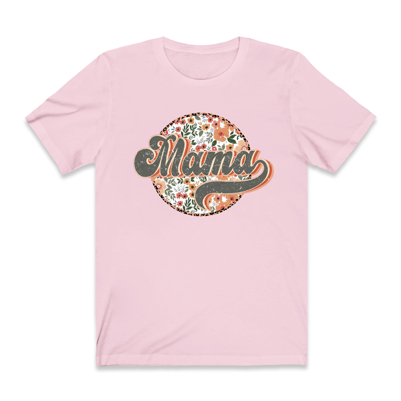 Groovy Boho Floral Mama T-Shirt