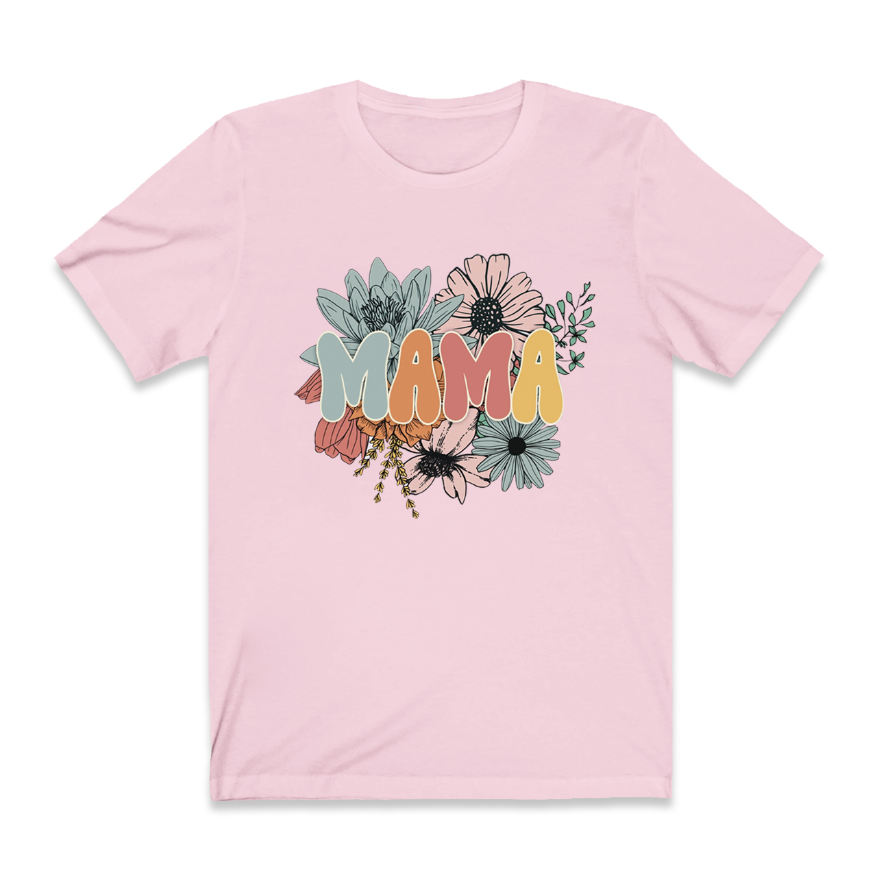 Retro Floral Gift Tees For Mom