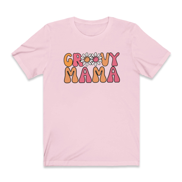 Groovy Mama Hippie Mom T-Shirt